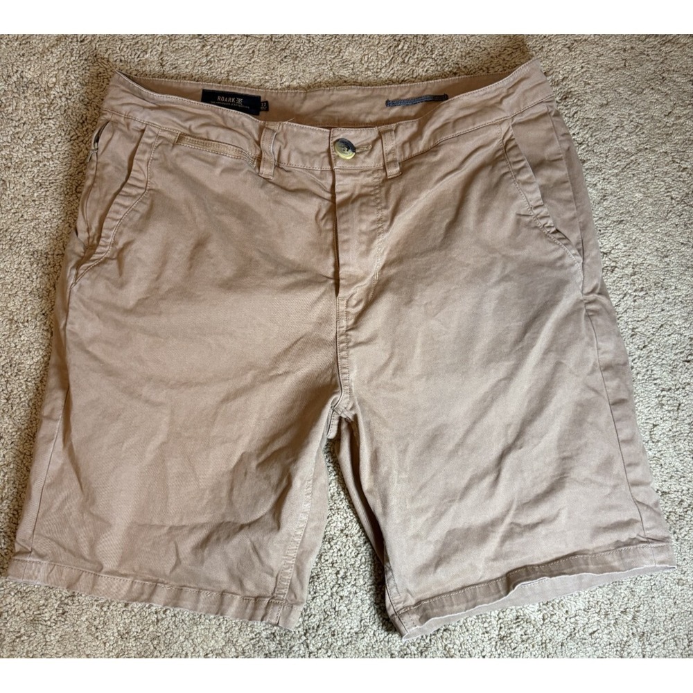 Roark Shorts Men's Size 32‎ Brown Porter Hiking Cotton Inseam 8"